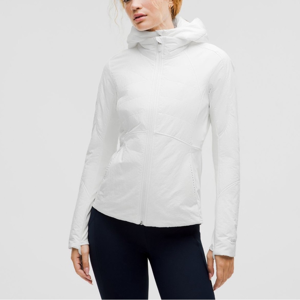 LULULEMON NWT Women's White Hooded Jacket